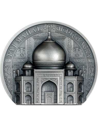 TAJ MAHAL Historische Denkmäler 2 Oz Silbermünze 10$ Cook Islands 2025 - Coins & More - Cookinseln
