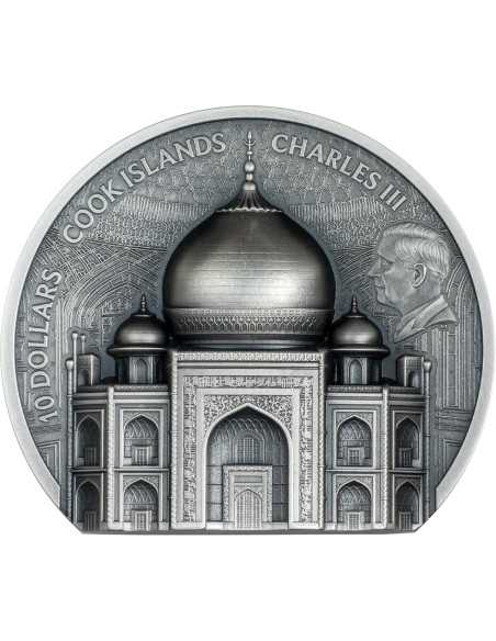 TAJ MAHAL Monumentos Históricos Moneda de Plata de 2 Oz 10$ Islas Cook 2025 - Coins & More - Islas Cook