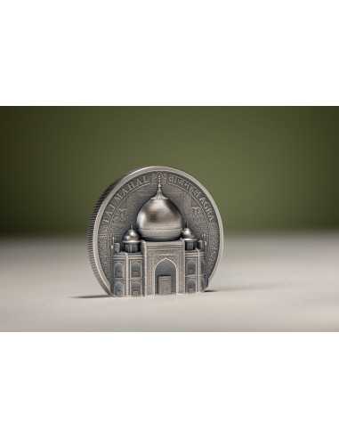 TAJ MAHAL Monumentos Históricos Moneda de Plata de 2 Oz 10$ Islas Cook 2025 - Coins & More - Islas Cook