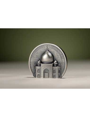 TAJ MAHAL Historische Denkmäler 2 Oz Silbermünze 10$ Cook Islands 2025 - Coins & More - Cookinseln
