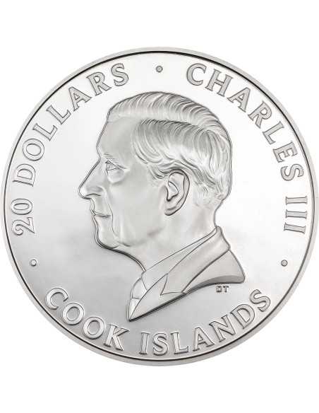 NEW YORK 360 View 3 Oz Silver Coin 20$ Cook Islands 2025 - Coins & More - Palau