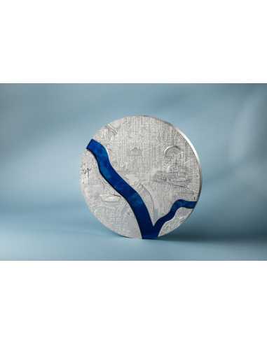 WASHINGTON Tiffany Art Metropolis 1 Kg Kilo Silver Coin 100$ Palau 2025 - Coins & More - Palau
