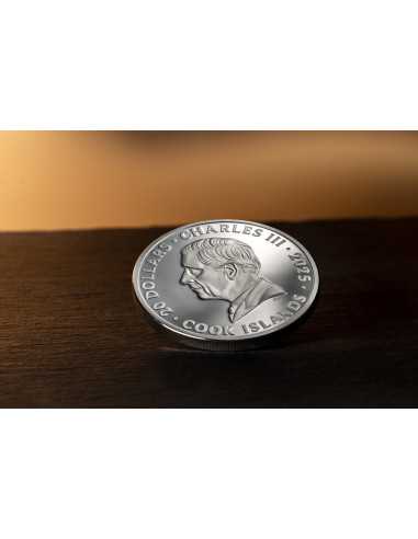 POMPEII Lost City 3 Oz Silver Coin 20$ Cook Islands 2025 - Coins & More - Palau