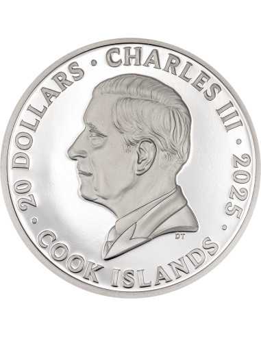 POMPEII Lost City 3 Oz Silver Coin 20$ Cook Islands 2025 - Coins & More - Palau