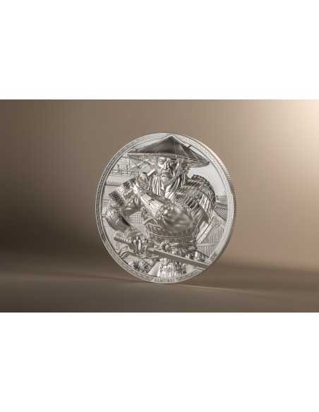 SAMURAI 5 Oz Moneda de Plata 25$ Islas Cook 2025 - Coins & More - Islas Cook