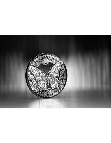 MARIPOSA Moneda de Plata de 1 Oz 5$ Islas Cook 2025 - Coins & More - Islas Cook