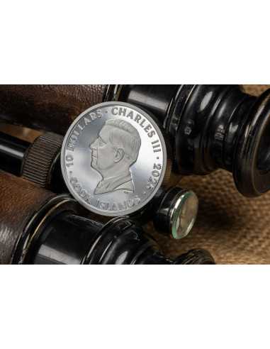 ANCHOR ROUGH STORMS Journey Moneda de Plata de 2 Oz 10$ Islas Cook 2025 - Coins & More - Islas Cook