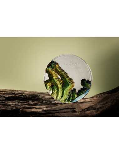 HAWAII Topografía 1 Kg Kilo Moneda de Plata 100$ Islas Cook 2025 - Coins & More - Islas Cook