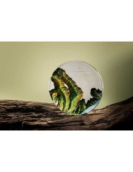 HAWAII Topografía 1 Kg Kilo Moneda de Plata 100$ Islas Cook 2025 - Coins & More - Islas Cook