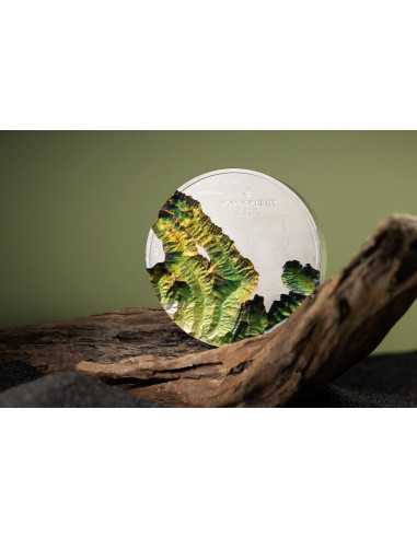 HAWAII Topography 1 Kg Kilo Silver Coin 100$ Cook Islands 2025 - Coins & More - Cook Islands