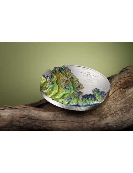 HAWAII Topografía 1 Kg Kilo Moneda de Plata 100$ Islas Cook 2025 - Coins & More - Islas Cook