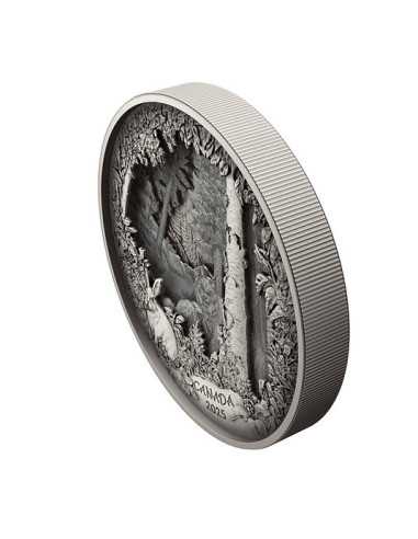 PREDATOR OR PREY IN SHADOW BOX Pièce d'argent 175$ Canada 2025 - Coins & More - Canada