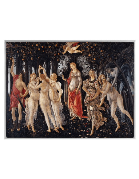 PRIMAVERA de Sandro Botticelli Pièce de monnaie colorée en argent de 2,5 oz et en cuivre de 120 g 10000 Francs Tchad 2024 - C...