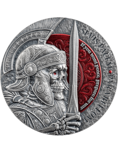SI VIS PACEM PARA BELLUM 2 Oz Silver Coin 2000 Francs Cameroon 2025 - Coins & More - Cameroon