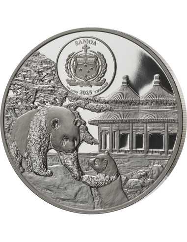 TEMPLO DEL CIELO Escultura 3D Moneda de Plata de 3 Oz 5$ Samoa 2025 - Coins & More - Samoa