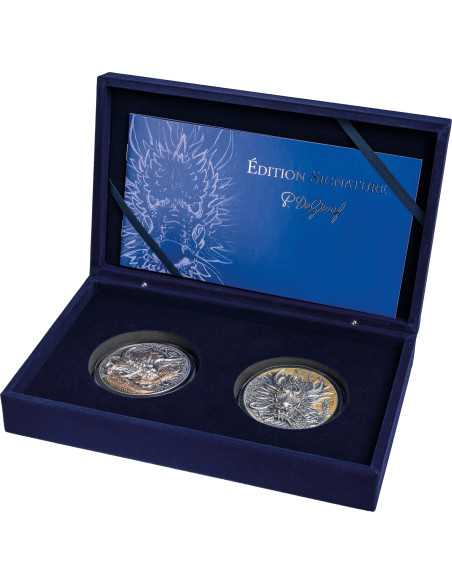 PHOENIX Edition Signature Set 2 x 5 Oz Moneda de Plata 5000 Francos Costa de Marfil 2025 - Coins & More - Costa de Marfil