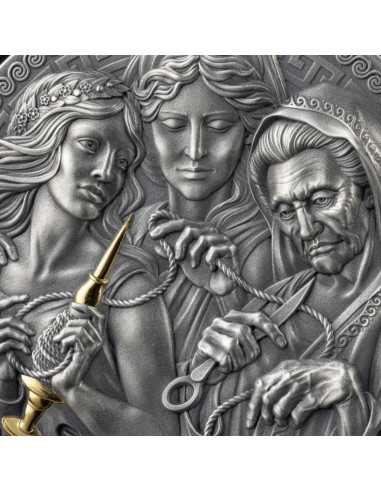 MOIRAI La Grande Mitologia Greca Moneta d'Argento da 1 Oz 1000 Franchi Camerun 2025 - Coins & More - Camerun