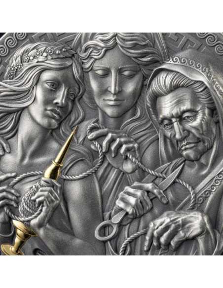MOIRAI Die große griechische Mythologie 1 Oz Silbermünze 1000 Francs Kamerun 2025 - Coins & More - Kamerun