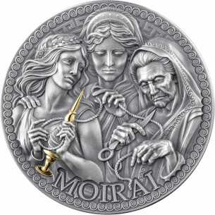 MOIRAI La Grande Mythologie Grecque Pièce de monnaie en argent de 1 Oz 1000 Francs Cameroun 2025 - Coins & More - Cameroun