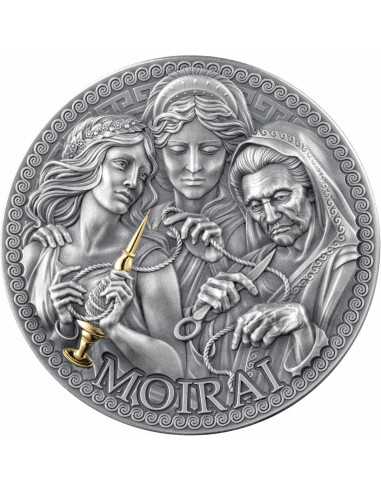 MOIRAI Die große griechische Mythologie 1 Oz Silbermünze 1000 Francs Kamerun 2025 - Coins & More - Kamerun