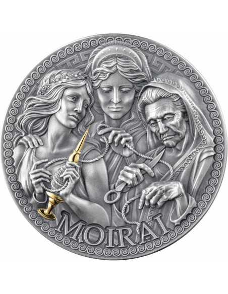 MOIRAI La Grande Mitologia Greca Moneta d'Argento da 1 Oz 1000 Franchi Camerun 2025 - Coins & More - Camerun