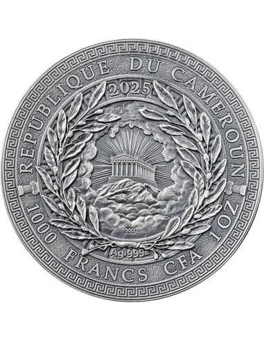MOIRAI La Grande Mitologia Greca Moneta d'Argento da 1 Oz 1000 Franchi Camerun 2025 - Coins & More - Camerun