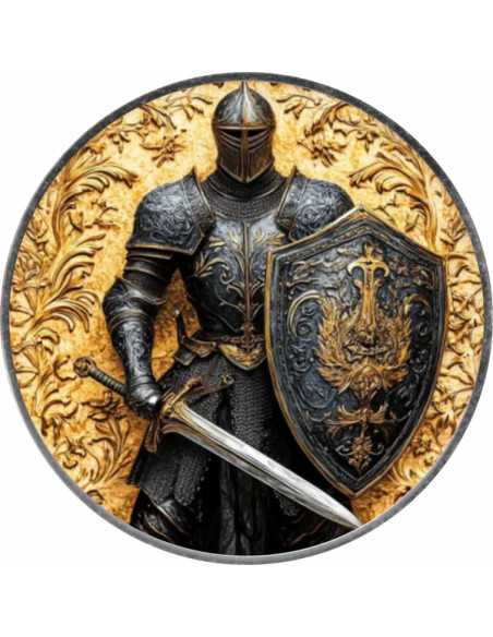 GUERRIERO DELLA LUCE Cavalieri d'onore American Eagle 1 Oz Silver Coin 1$ USA 2024 - Coins & More - Usa