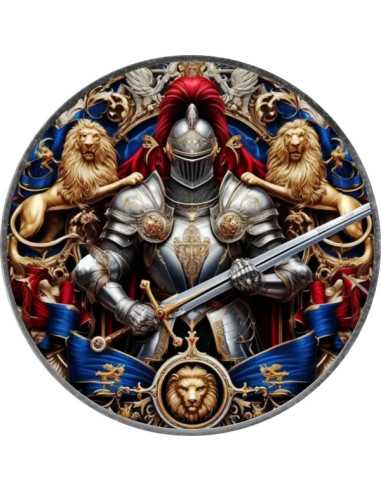 ROYAL CHAMPION Knights of Honour American Eagle 1 Oz Silver Coin 1$ USA 2024 - Coins & More - Usa