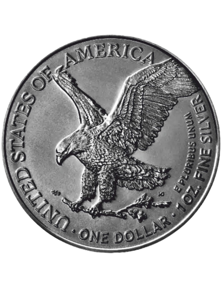 CAMPEÓN REAL Caballeros de Honor American Eagle 1 Oz Silver Coin 1$ USA 2024 - Coins & More - Usa