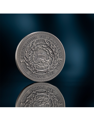 MOIRAI Die große griechische Mythologie 1 Oz Silbermünze 1000 Francs Kamerun 2025 - Coins & More - Kamerun