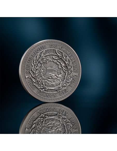 MOIRAI Die große griechische Mythologie 1 Oz Silbermünze 1000 Francs Kamerun 2025 - Coins & More - Kamerun