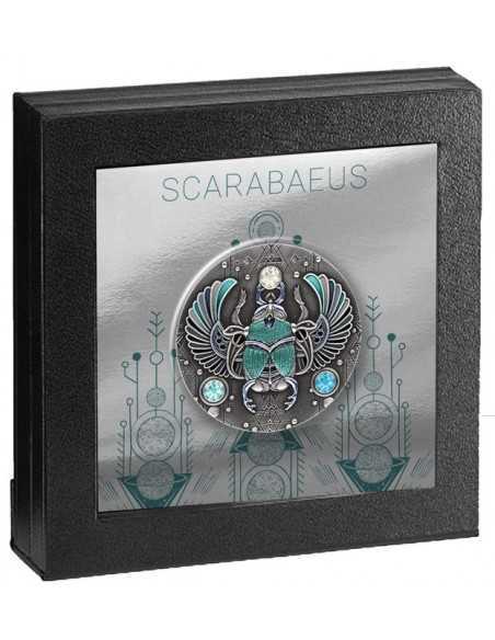 CRYSTAL SCARABAEUS 2 Oz Silver Coin 5$ Niue 2021 - Coins & More - Niue