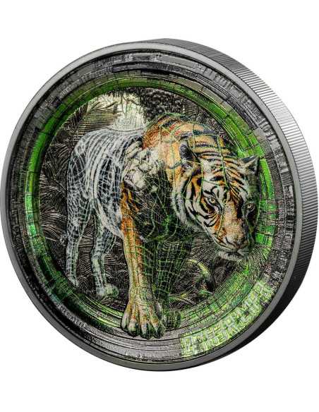 TIGER Other Life 3 Oz Silbermünze 20$ Cook Islands 2025 - Coins & More - Cookinseln