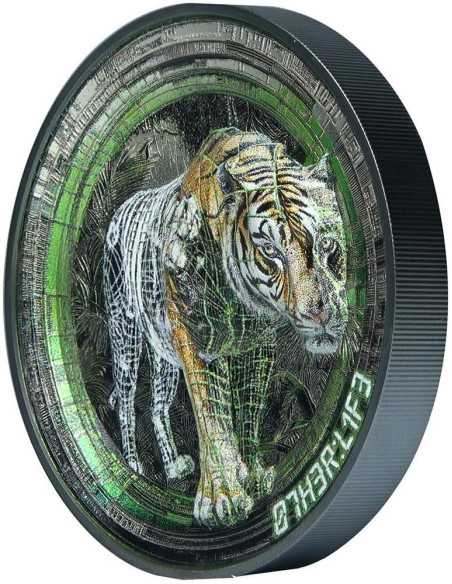 TIGER Other Life 3 Oz Silbermünze 20$ Cook Islands 2025 - Coins & More - Cookinseln