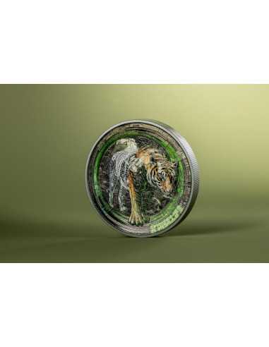 TIGRE Otra Vida 3 Oz Moneda de Plata 20$ Islas Cook 2025 - Coins & More - Islas Cook