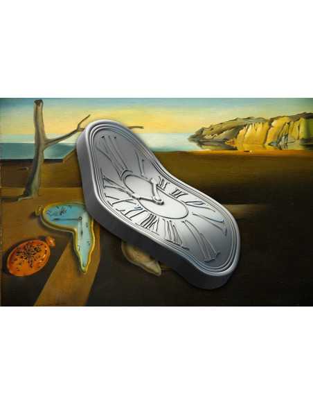 SALVADOR DALI CLOCK Moneta d'argento da 1,5 Oz a forma di onda 2$ Niue 2024 - Coins & More - Niue