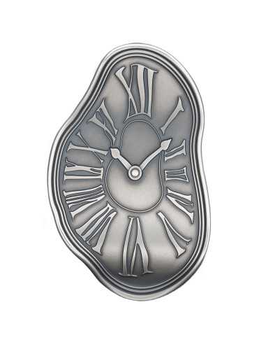 SALVADOR DALI CLOCK Moneta d'argento da 1,5 Oz a forma di onda 2$ Niue 2024 - Coins & More - Niue