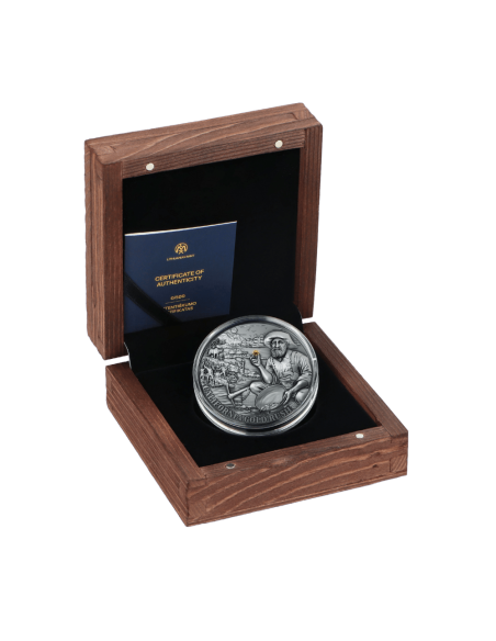 CALIFORNIA GOLD RUSH 2 Oz Silver Coin 5$ Liberia 2025 - Coins & More - Africa