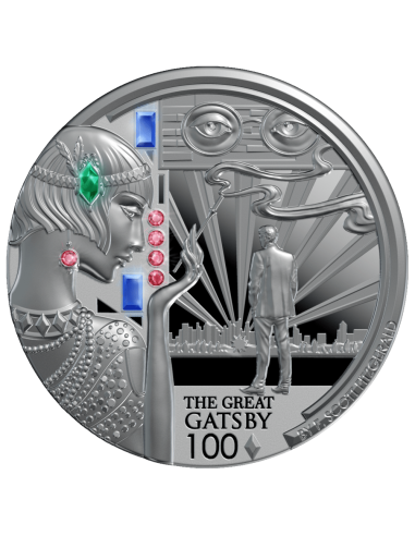 THE GREAT GATSBY 100th Anniversary 2 Oz Silver Coin 5$ Liberia 2025 - Coins & More - Afrique