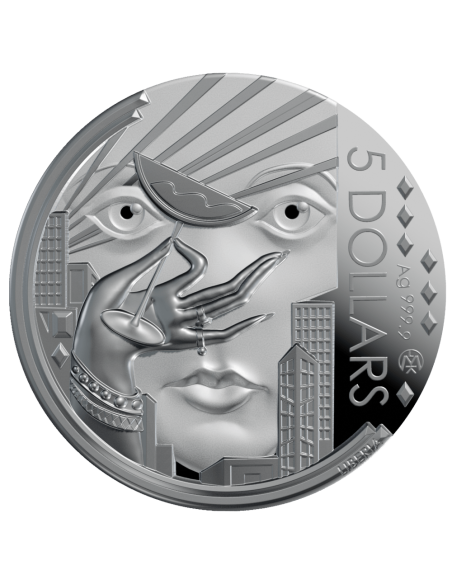 THE GREAT GATSBY 100th Anniversary 2 Oz Silver Coin 5$ Liberia 2025 - Coins & More - Afrique