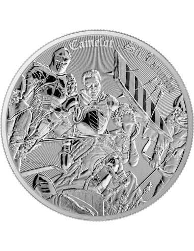 SIR LANCELOT Camelot Especial Blister 1 Oz Moneda de Plata 2$ Niue 2024 - Coins & More - Niue