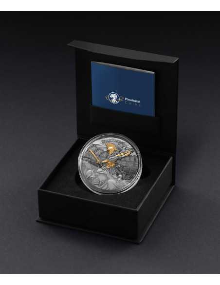 SPARTACUS Legendary Warriors 2 Oz Silver Coin 5$ Niue 2024 - Coins & More - Niue