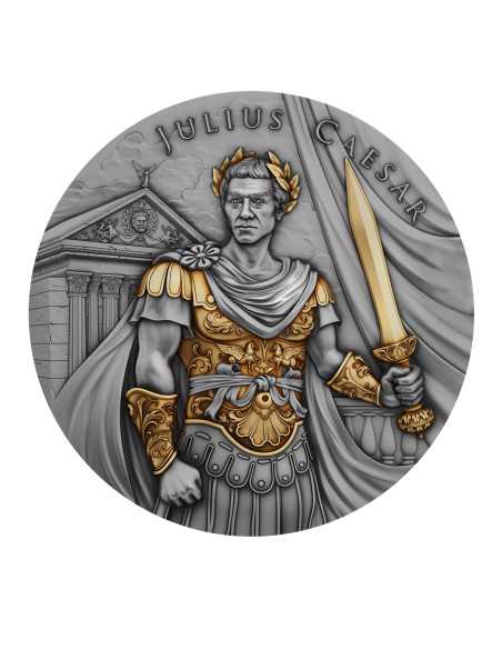 JULIUS CAESAR Legendary Warriors 2 Oz Silver Coin 5$ Niue 2023 - Coins & More - Niue
