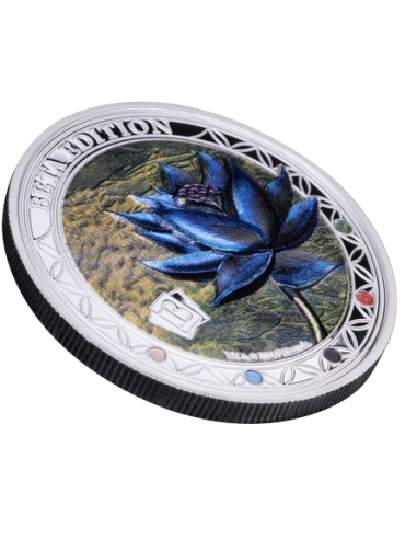 BETA BLACK LOTUS Magic: the Gathering 1 Oz Silbermünze 5$ Samoa 2024 - Coins & More - Samoa