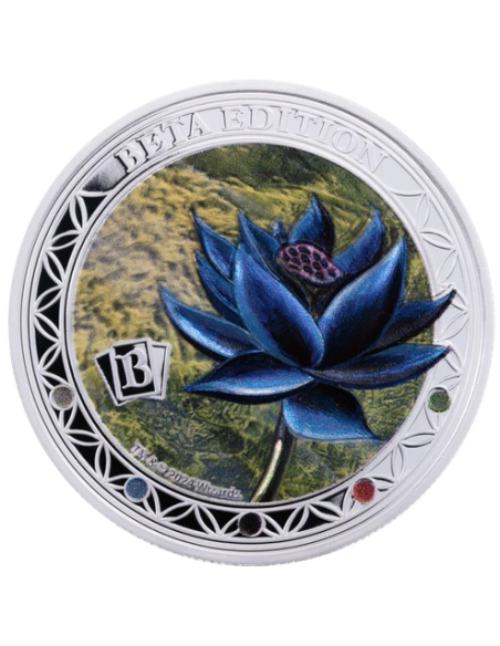 BETA BLACK LOTUS Magic: the Gathering Moneta d'Argento da 1 Oz 5$ Samoa 2024 - Coins & More - Samoa