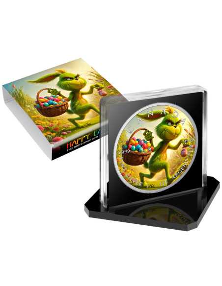 WEDNESDAY Happy Easter 1 Oz Silver Coin 5$ Canada 2025 - Coins & More - Kanada
