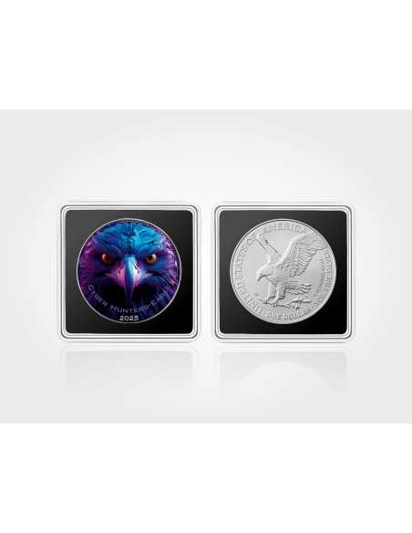EAGLE Cyber Hunters 1 Oz Silver Coin 1$ USA 2025 - Coins & More - Usa