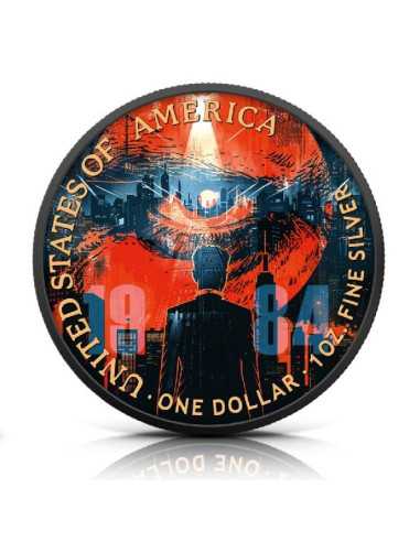 GEORGE ORWELL 75° Anniversario della Morte Moneta d'Argento da 1 Oz 1$ USA 2025 - Coins & More - Usa