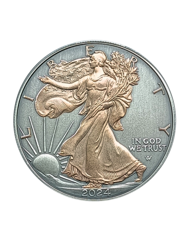 TESORO ANTIGUO Moneda de Plata de 1 Oz 1$ USA 2024 - Coins & More - Usa