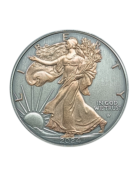 ANCIENT TREASURE Moneta d'argento da 1 Oz 1$ USA 2024 - Coins & More - Usa